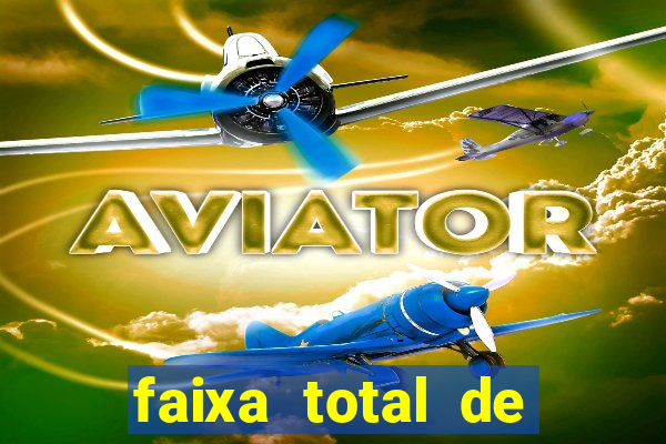 faixa total de gols 2 3 o que significa
